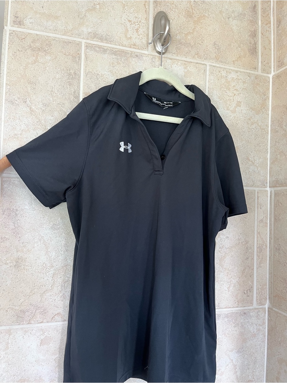 Under Armour Women’s Black Performance Polo Shirt size small